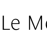 Le Monde Sans