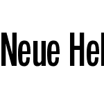 Neue Helvetica Compressed