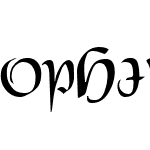 OPHIUCHUSfont