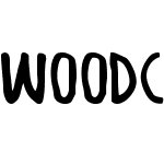 WOODCUTTER simple font