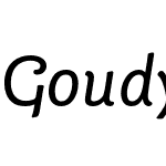 Goudy Sans Itc T Ro1