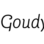 Goudy Sans Itc T Ro1