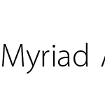 Myriad Arabic