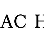 AC Honey Bee Serif