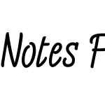 Notes