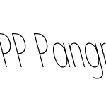 PP Pangram Sans Compressed Variable