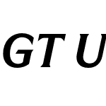 GT Ultra Median