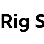 Rig Sans