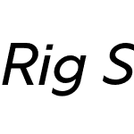 Rig Sans