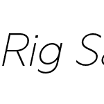 Rig Sans