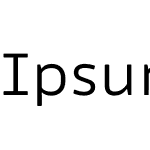 Ipsum Sans