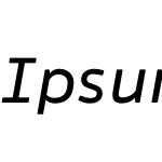 Ipsum Sans