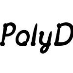 PolyDot Italic