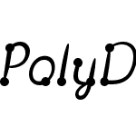 PolyDot Italic