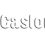 Caslon Rounded Shaded Web