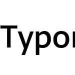 TyponineSans Pro