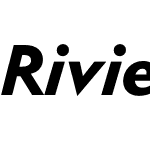 Riviera Nights-Black Italic