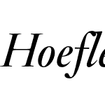 Hoefler Titling