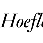 Hoefler Titling