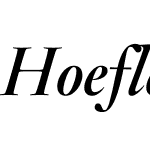 Hoefler Titling