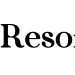 Resonant Chilliner Serif