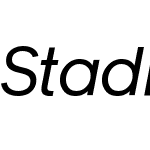 Stadium Sans