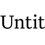 Untitled Serif