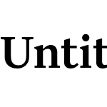 Untitled Serif