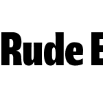 Rude ExtraCondensed