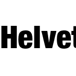 Helvetica-Black Cond. PL