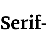 Serif-Bold