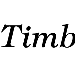 TimbrelItalic