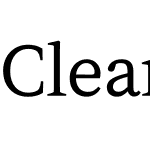 Clear Han Serif