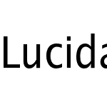 Lucida Sans Narrow