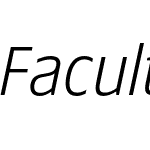 Faculty Condensed