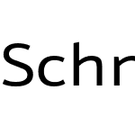 Schnebel Sans ME Expand