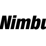 Nimbus Sans Novus Cond