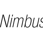 Nimbus Sans Novus Cond