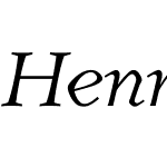 Henman Italic