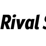 Rival Sans Narrow