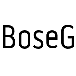 Bose Gothic Condensed