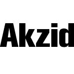 Akzidenz-Grotesk Pro