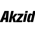 Akzidenz-Grotesk Pro