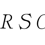 RSClassicaItalic