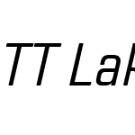 TT Lakes Neue Condensed