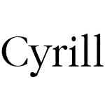 CyrillicGaramond