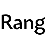 Range Sans