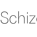 Schizotype Grotesk