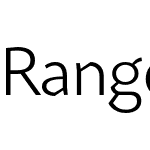 Range Sans