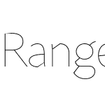 Range Sans